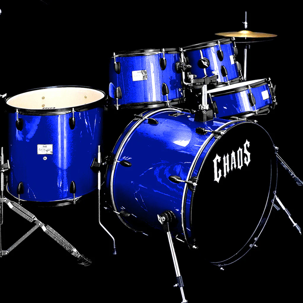 Chaos Catalyst Beginner Drum Kit - Blue - Image 9