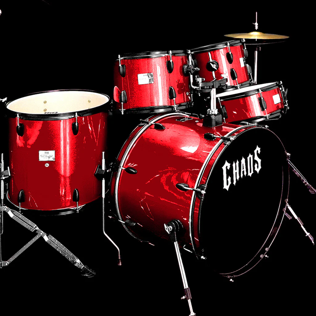 Chaos Catalyst Beginner Drum Kit - Red - Image 2