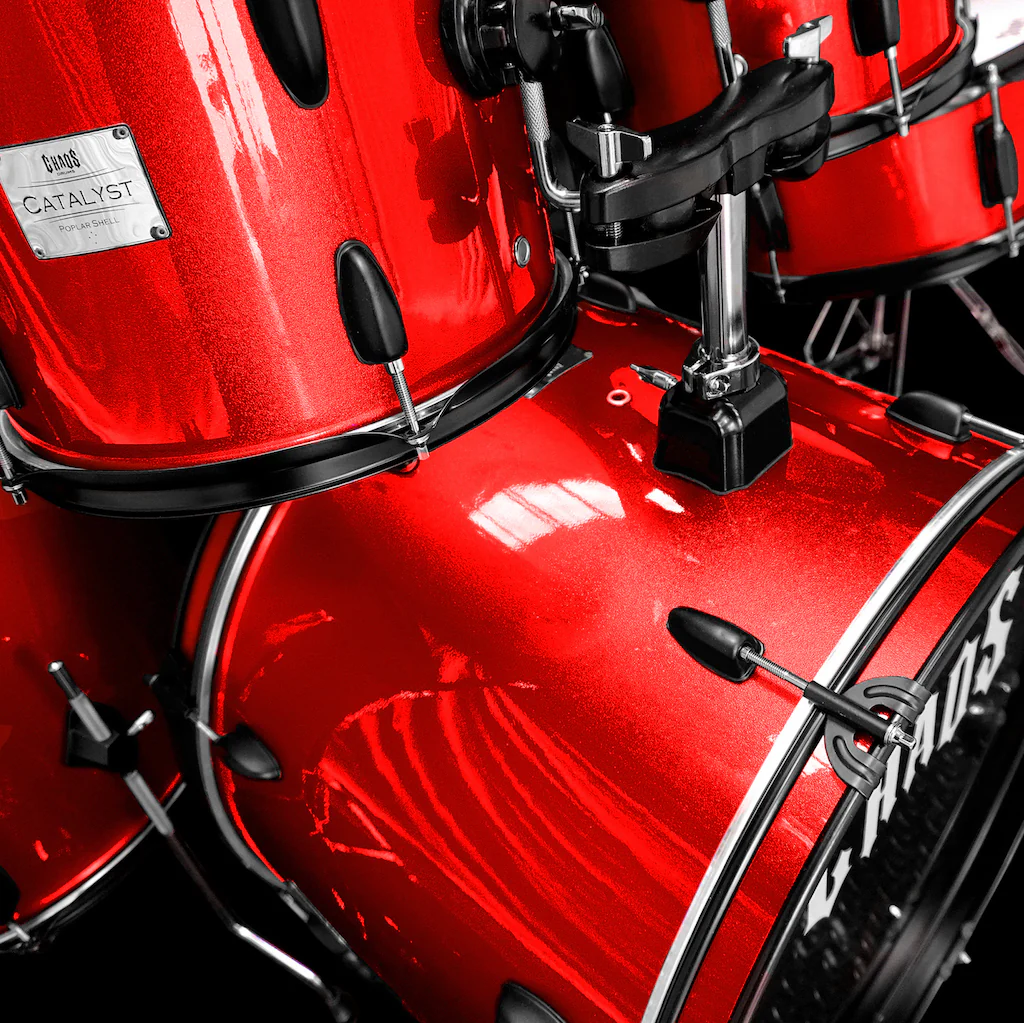 Chaos Catalyst Beginner Drum Kit - Red - Image 5
