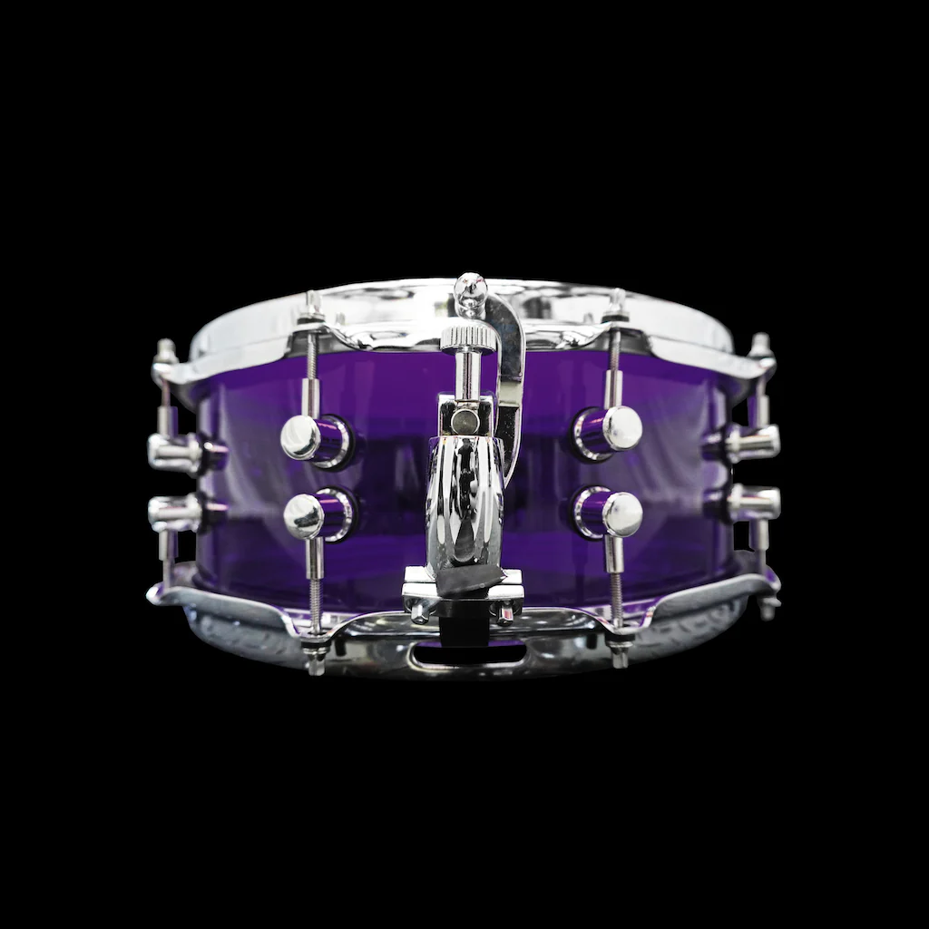 Chaos Illusion 13x6.5 Acrylic Snare Drum - Purple - Image 3
