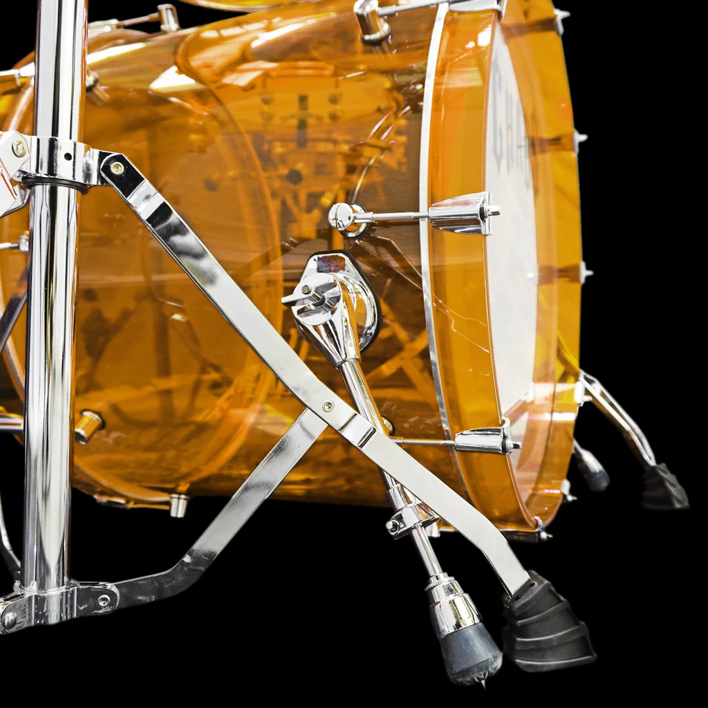 Chaos Illusion Acrylic Drum Kit - Amber - Image 4