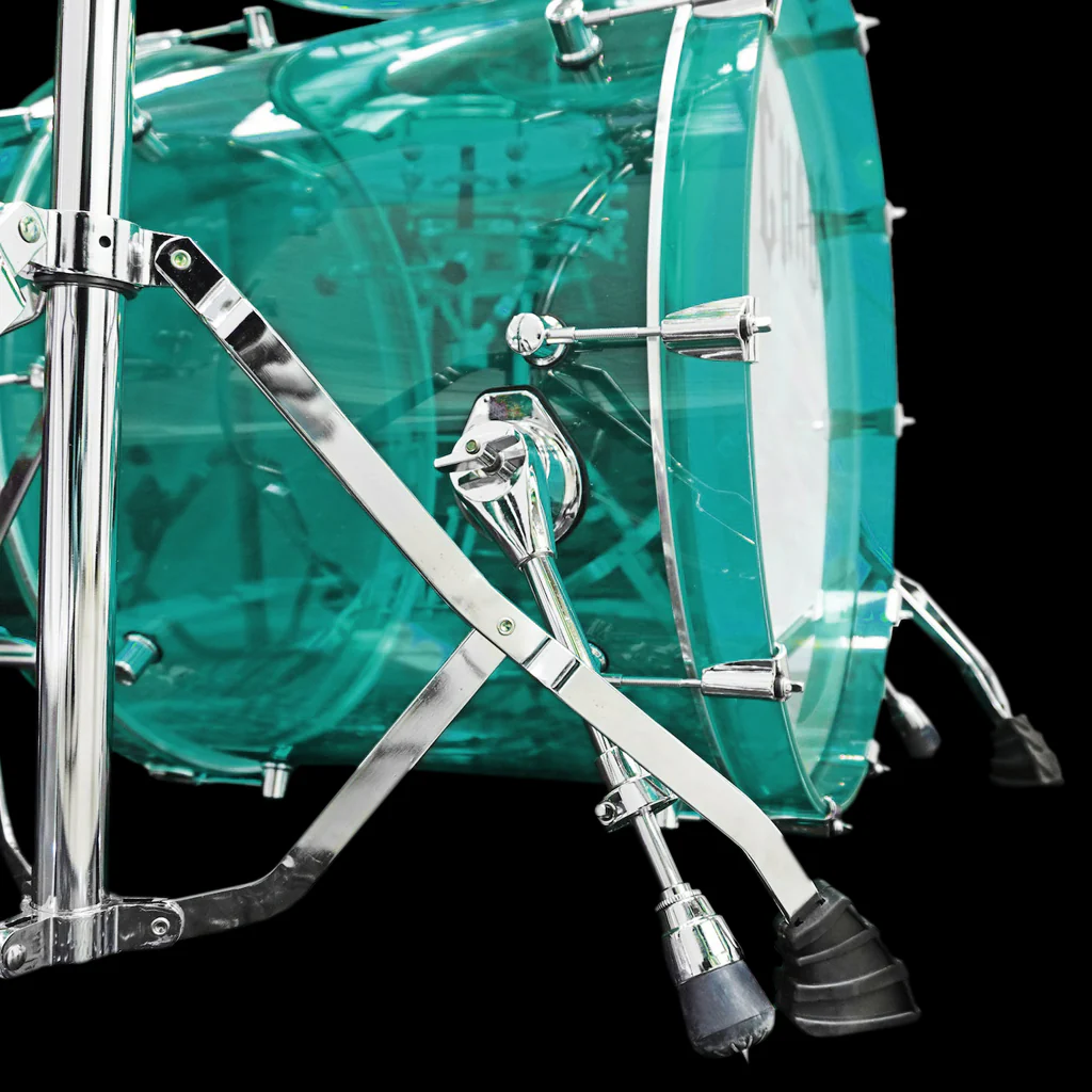 Chaos Illusion Acrylic Drum Kit - Coke Bottle Green - Image 4