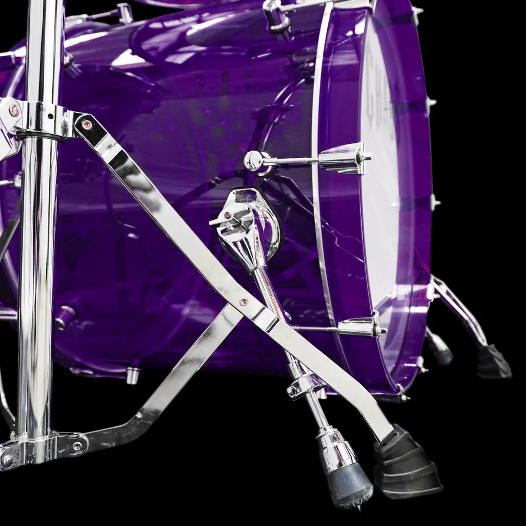 Chaos Illusion Acrylic Drum Kit - Purple - Image 4