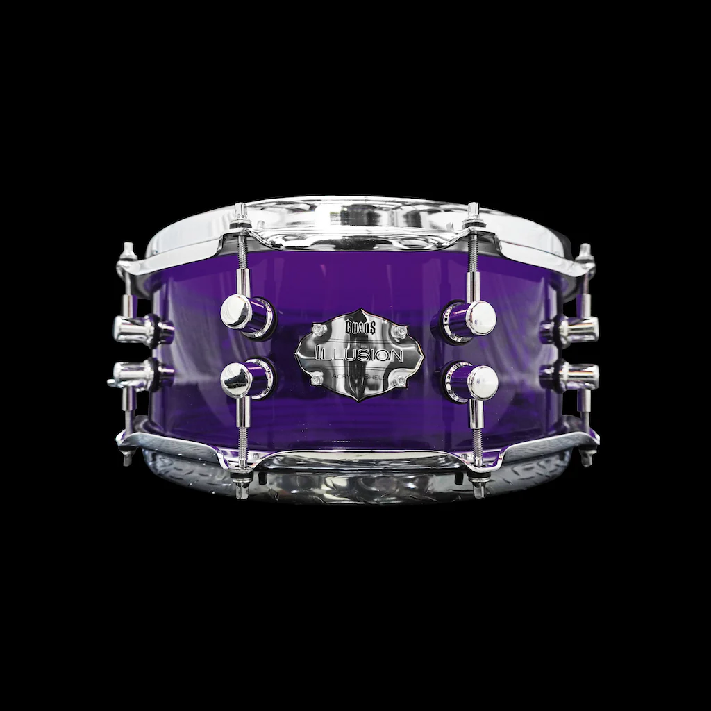 Chaos Illusion Acrylic Drum Kit - Purple - Image 7