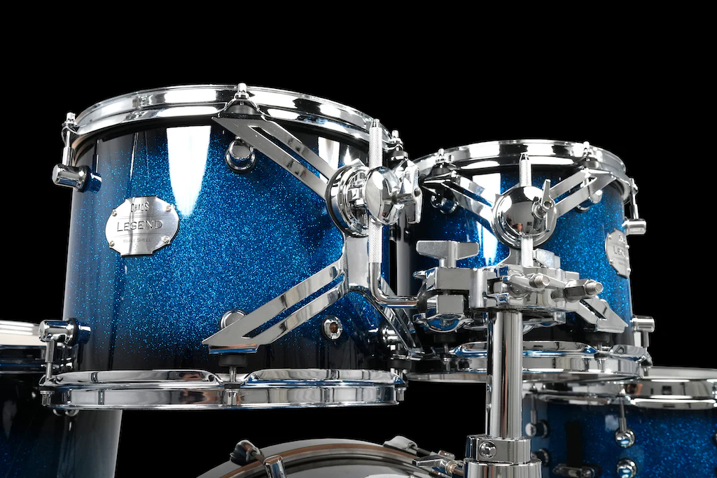 Chaos Legend Maple Drum Kit - Blue Sparkle Burst - Image 7
