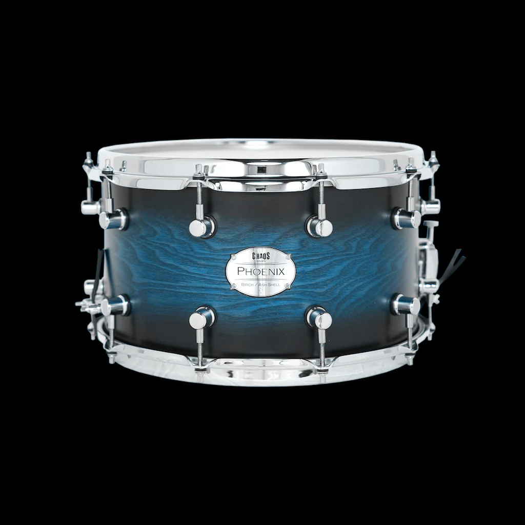 Chaos Phoenix 14x8 Snare Drum - Blue Burst