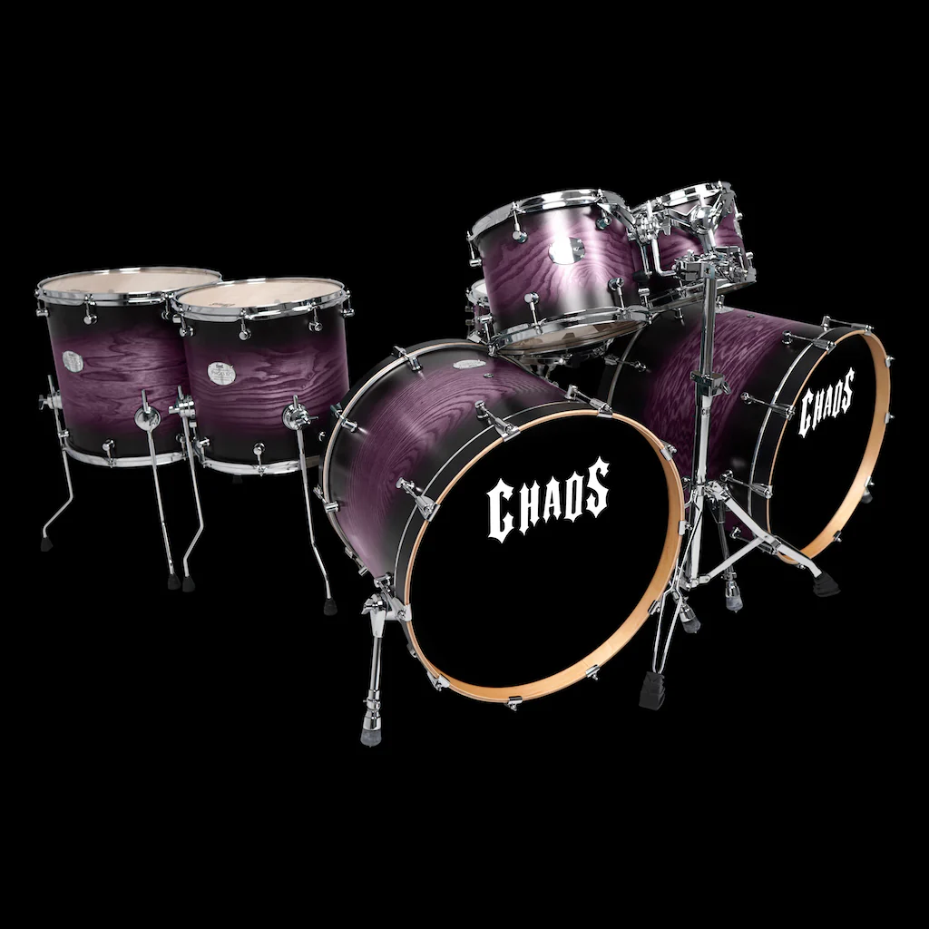 Chaos Phoenix Drum Kit - Purple Burst - Image 7
