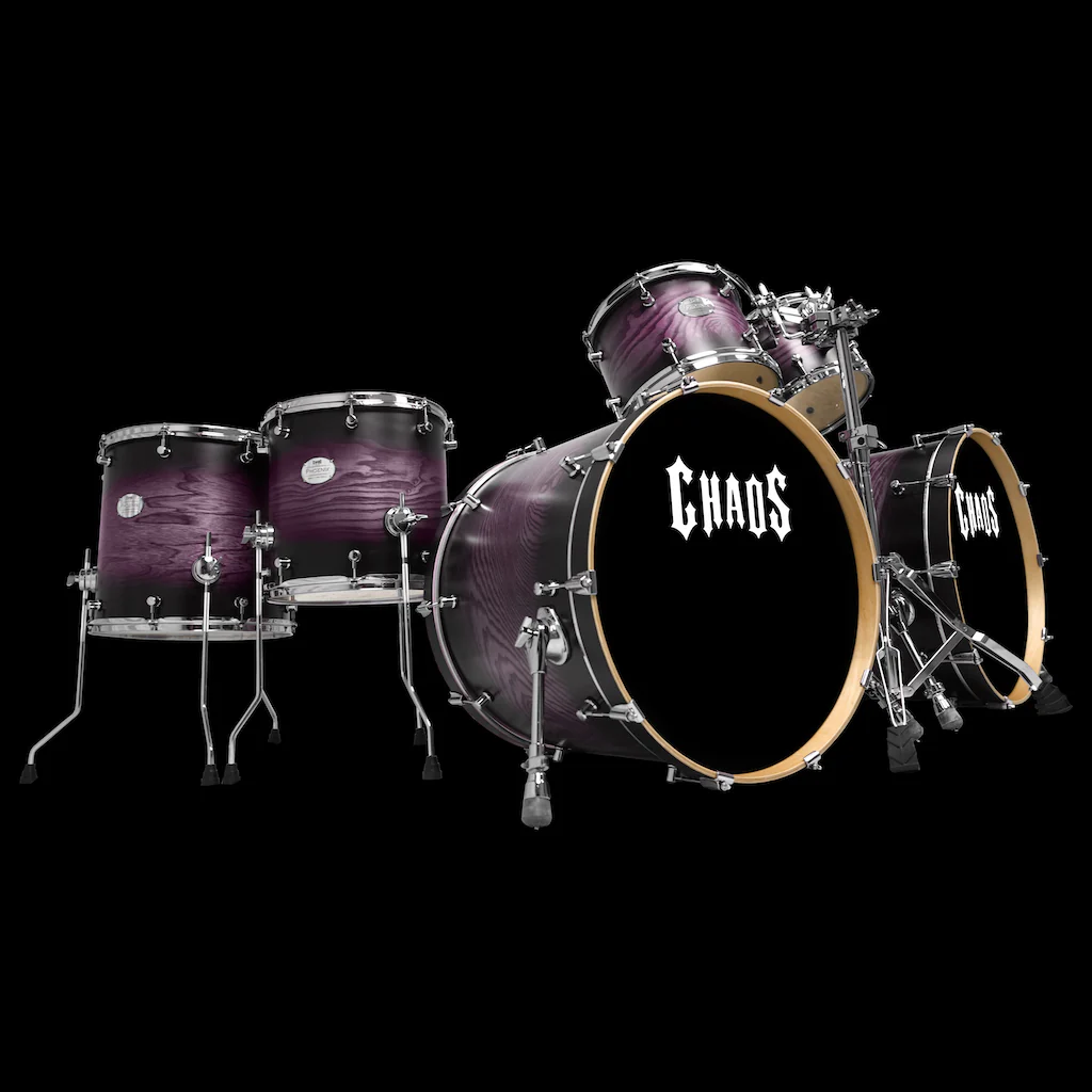 Chaos Phoenix Drum Kit - Purple Burst - Image 8