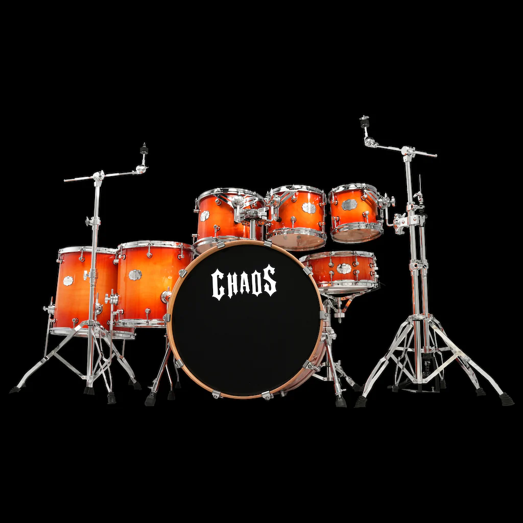 Chaos Sovereign Birch Drum Kit - Crimson Blaze - Image 3