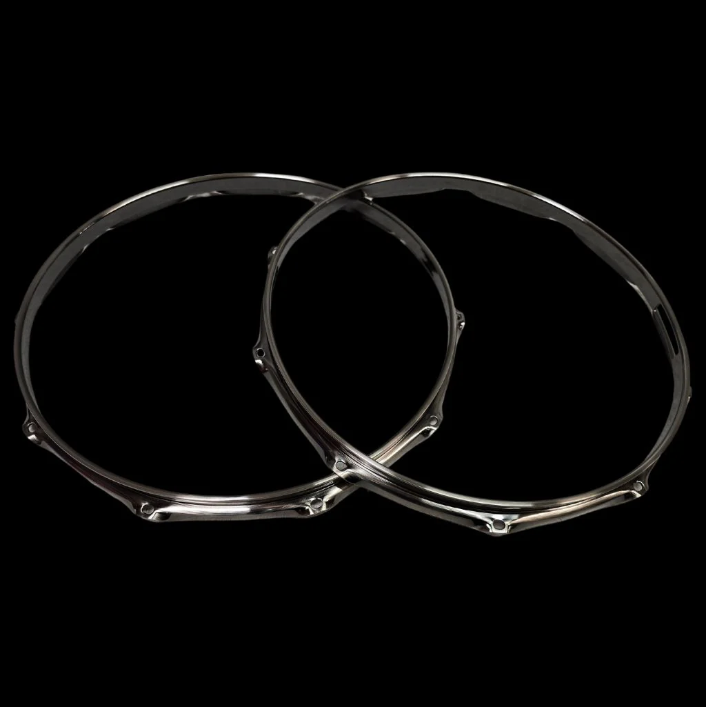 DFP 2.3mm Triple Flange Drum Hoops - Antique Nickel | Sizes:  10'' 12” 13” 14” 16” 18''