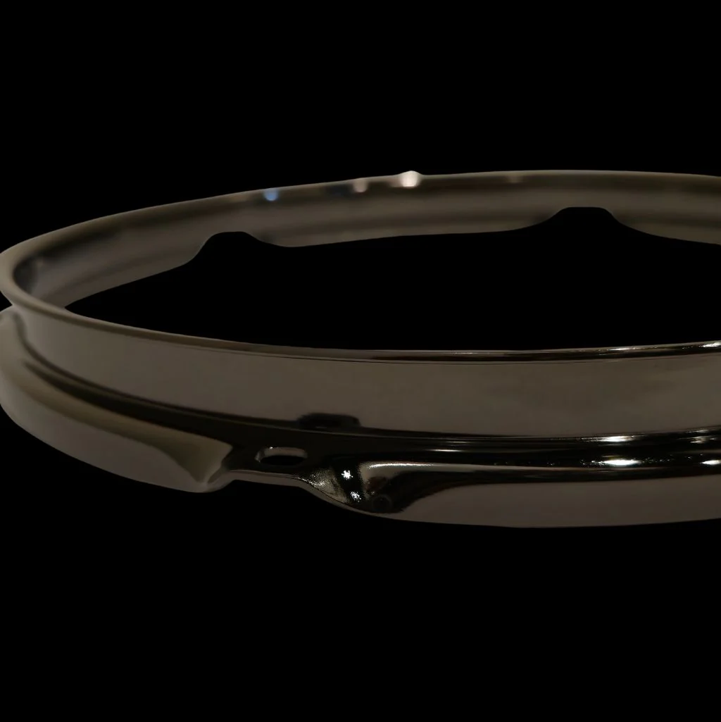 DFP 2.3mm Triple Flange Drum Hoops - Black Nickel | Sizes: 6'' 8” 10” 12” 13” 14” 15'' 16” 18” - Image 3