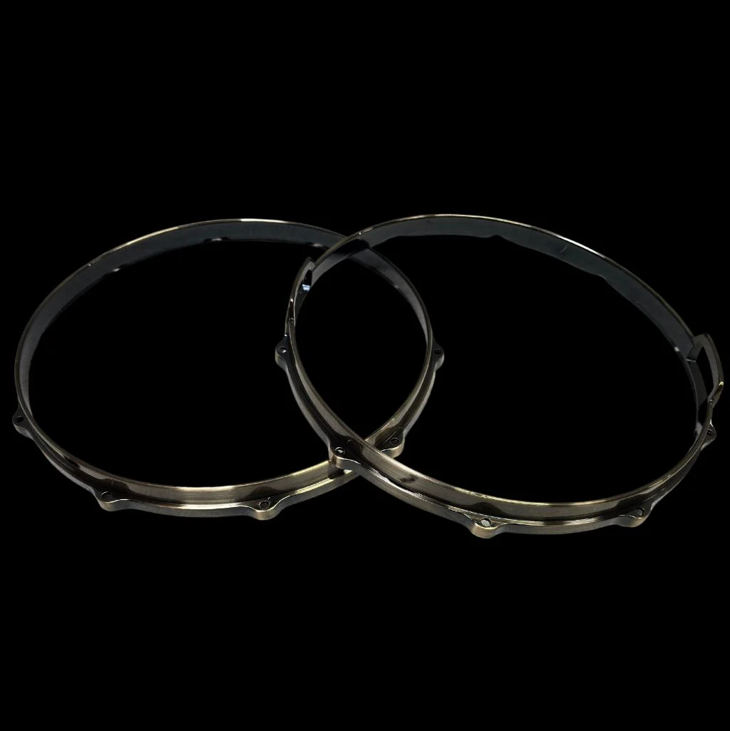 DFP 5mm Die Cast Drum Hoops - Antique Brass - Image 6