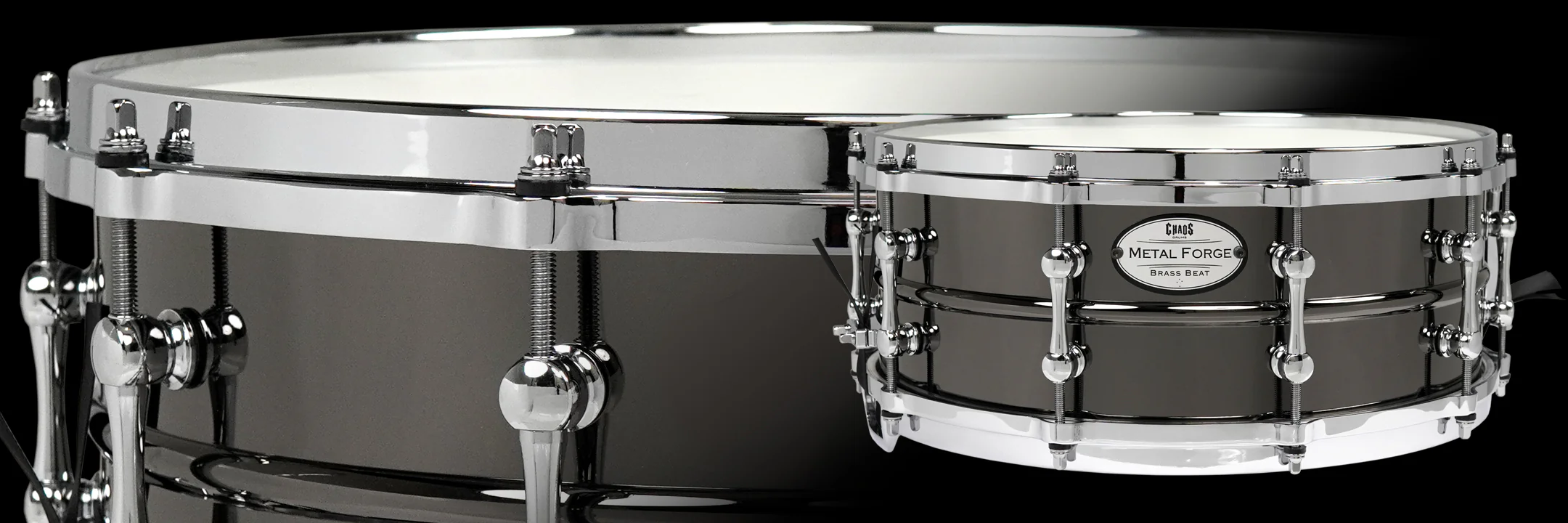 DFP Block Head Tube Drum Lug - Chrome - Image 3