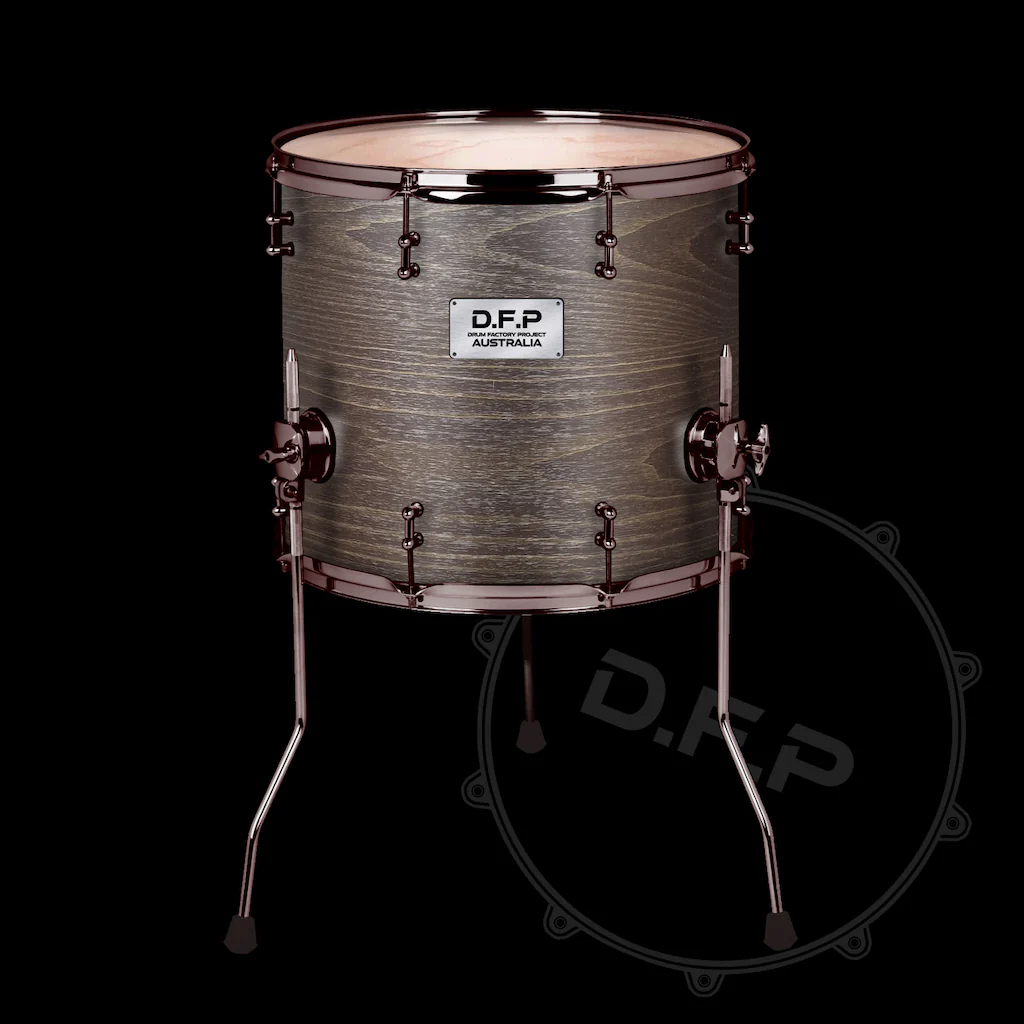 DFP Drum Wrap - Brown & Gold Grain - Image 3