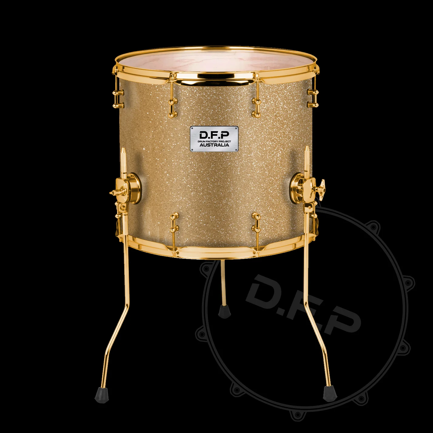 DFP Drum Wrap - Champagne Sparkle - Image 2