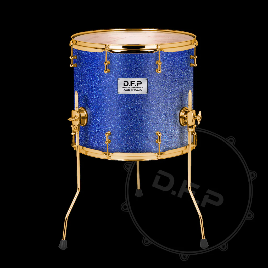 DFP Drum Wrap - Dark Blue Sparkle - Image 3