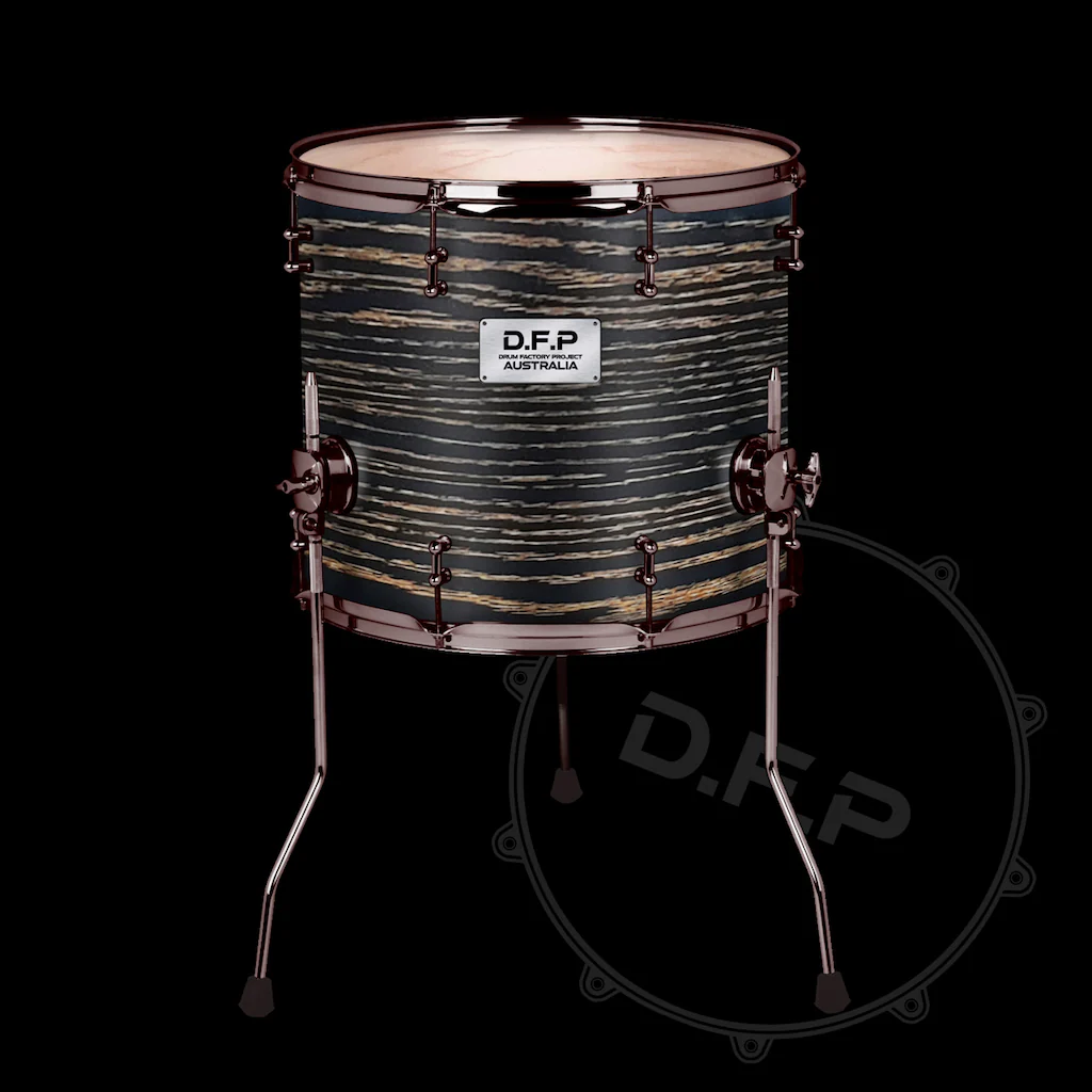DFP Drum Wrap - Legendary Black Grain - Image 3