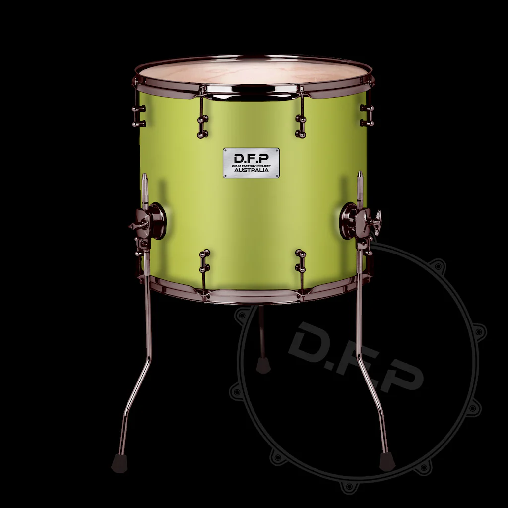 DFP Drum Wrap - Lime Green - Image 4
