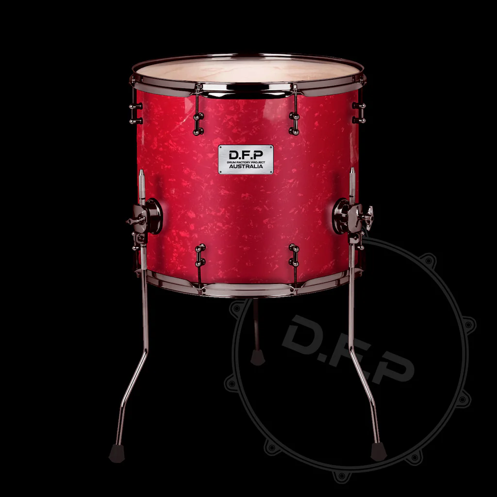 DFP Drum Wrap - Red Marine Pearl - Image 2