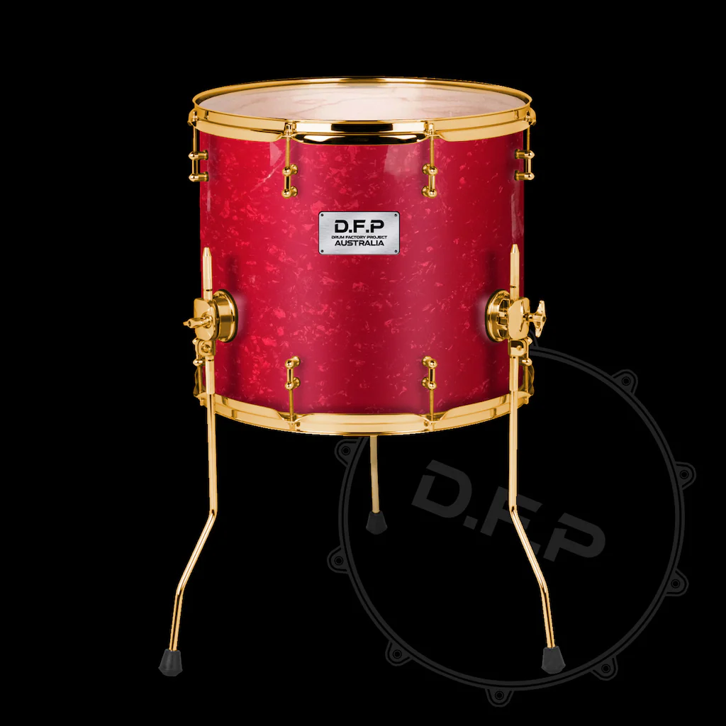 DFP Drum Wrap - Red Marine Pearl - Image 3