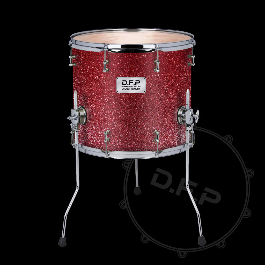 DFP Drum Wrap - Red Sparkle - Image 4