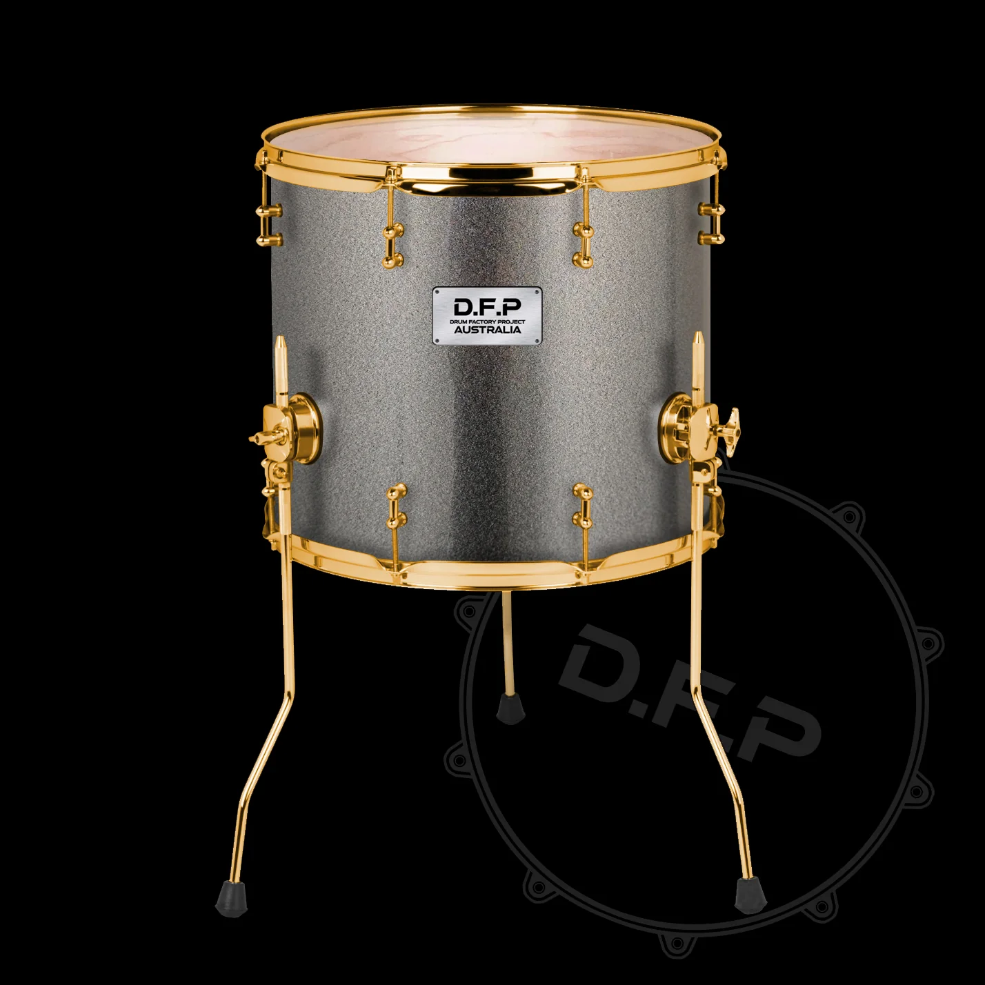 DFP Drum Wrap - Silver Sparkle - Image 3