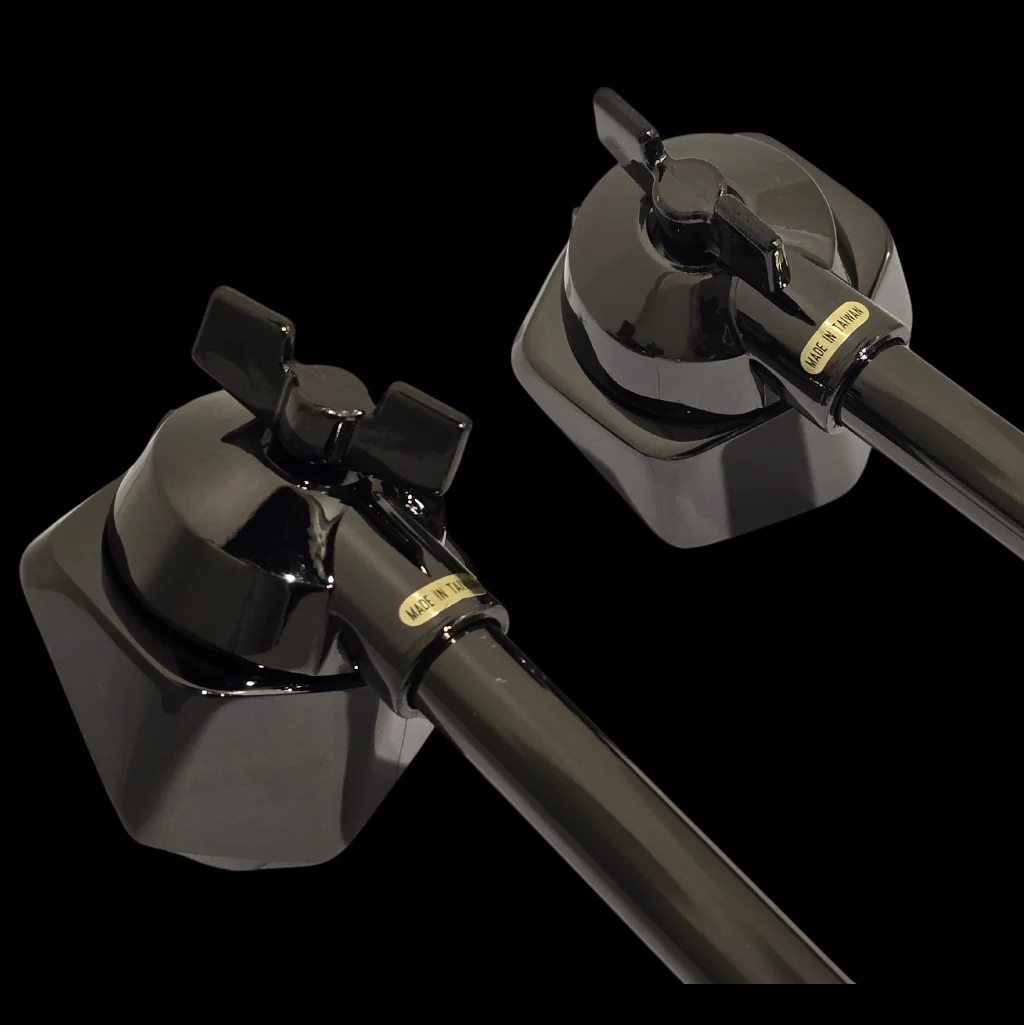 DFP Heavy Duty Bass Drum Spurs - Black Nickel - Image 2