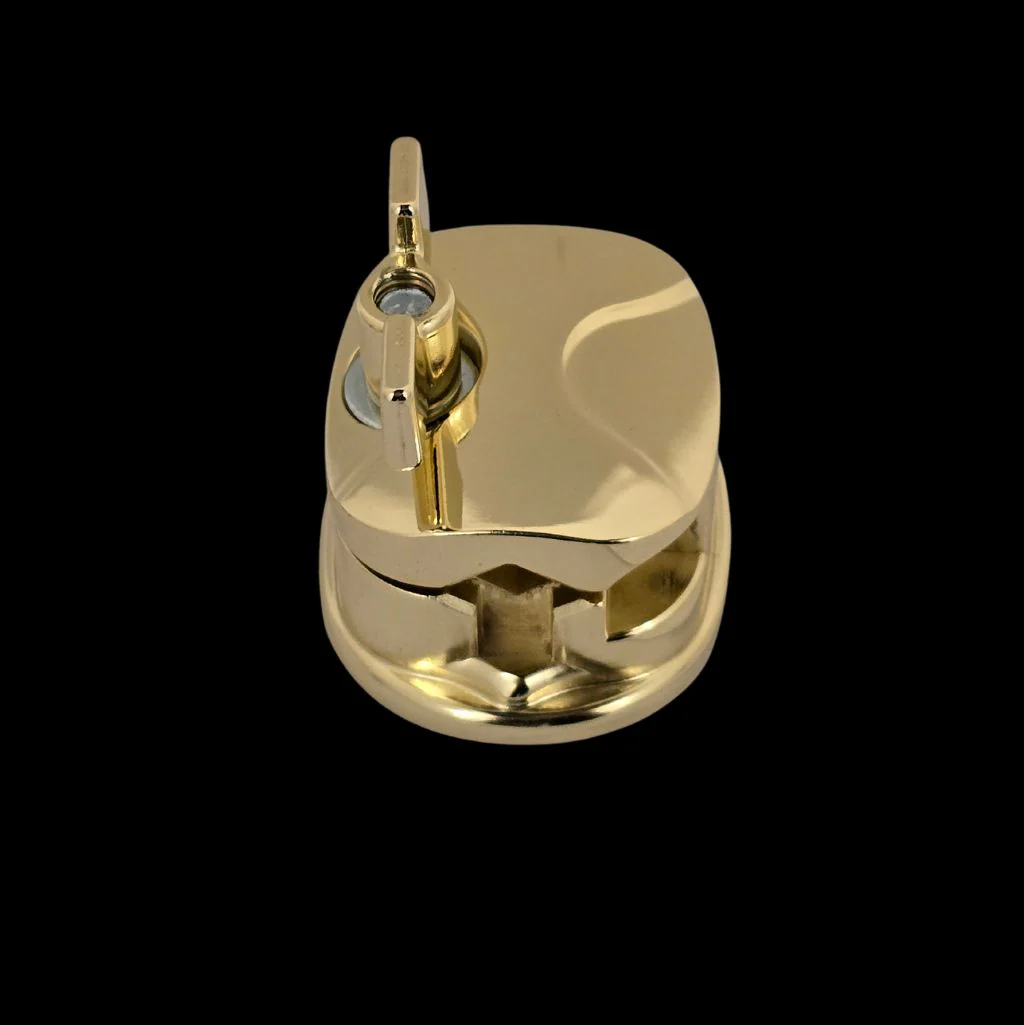 DFP Rounded Square Tom Bracket - Brass - Image 3