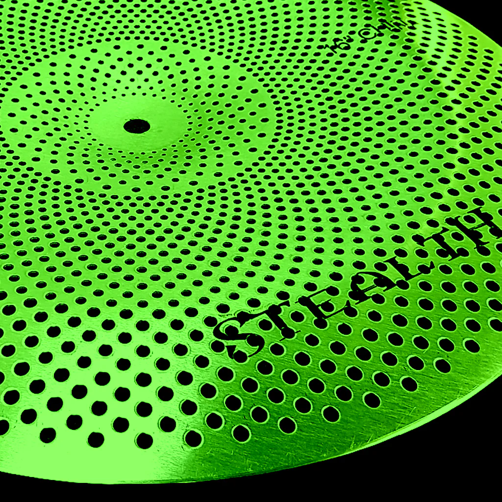 Rech Stealth 16" Low Volume China Cymbal - Green - Image 2
