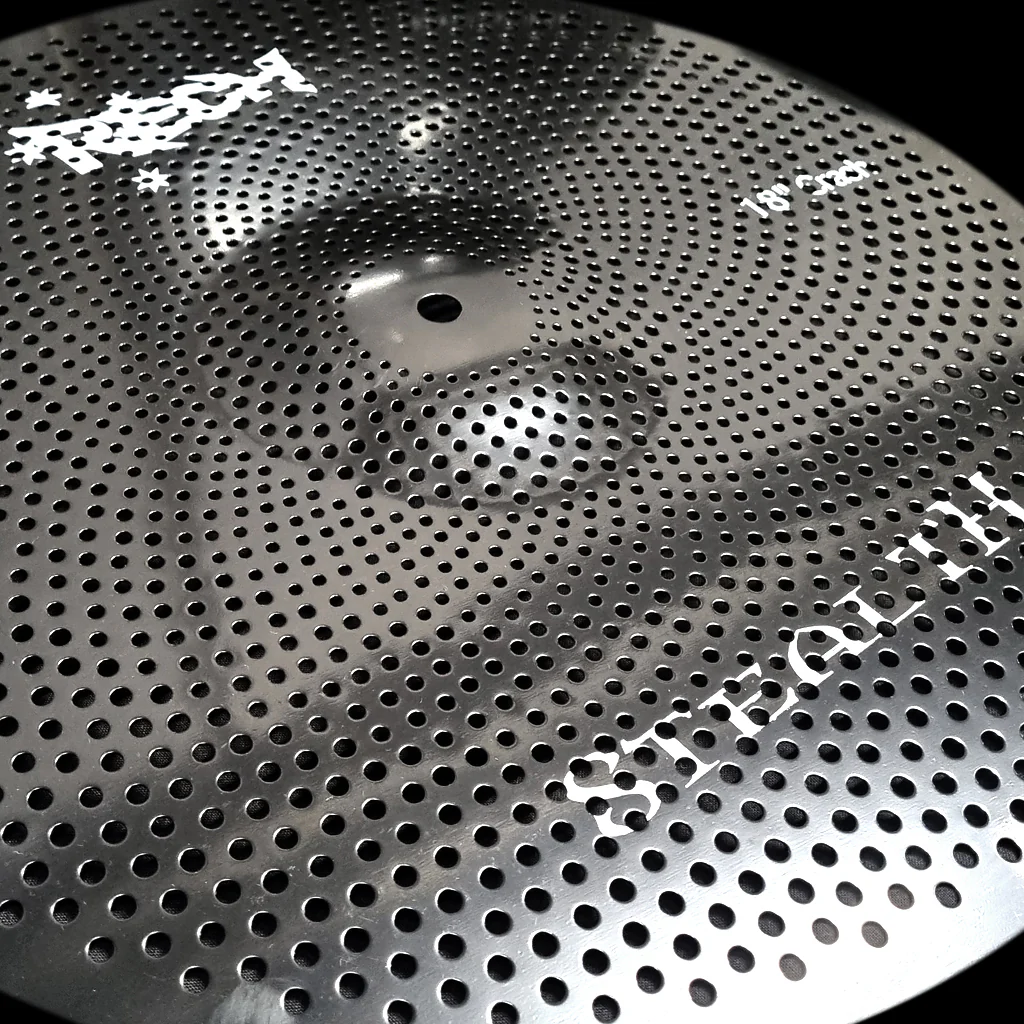 Rech Stealth 18" Low Volume Crash Cymbal - Black - Image 2