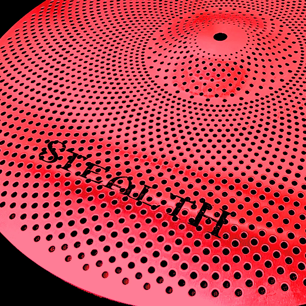 Rech Stealth 20" Low Volume Ride Cymbal - Red - Image 2