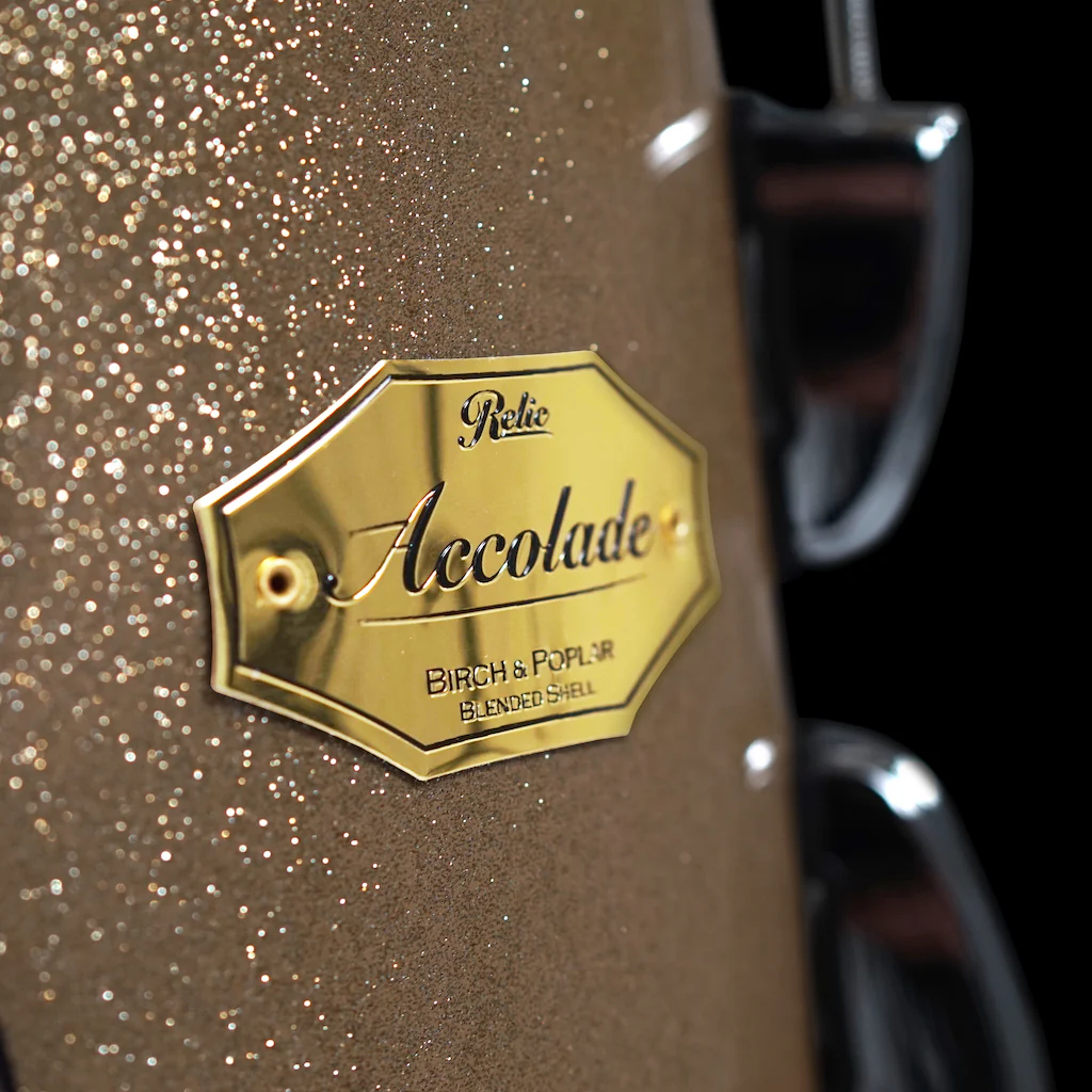 Relic Accolade Bop Drum Kit - Champagne Sparkle - Image 4