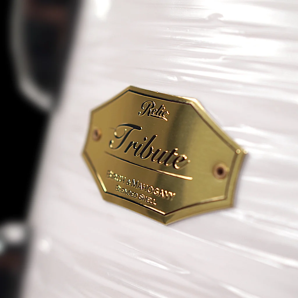 Relic Tribute Drum Kit - White Oyster - Image 6