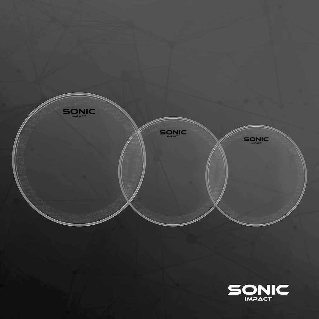 Sonic Impact Clear Drum Head Pack - Image 2