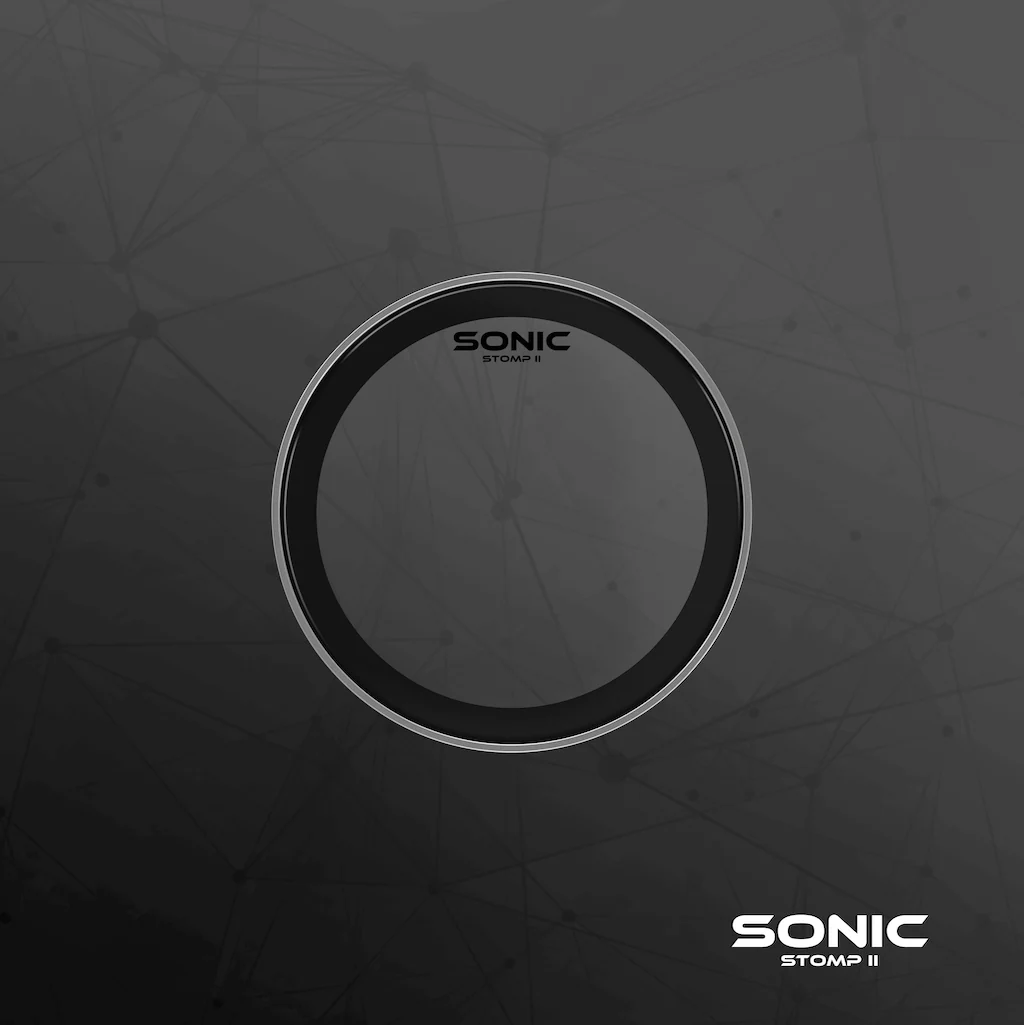 Sonic Stomp II 18'' Clear Bass Drum Head