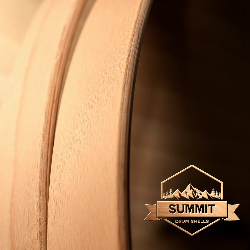 Summit Drum Shells - Beech Sizes 8 - 22'' - Image 12