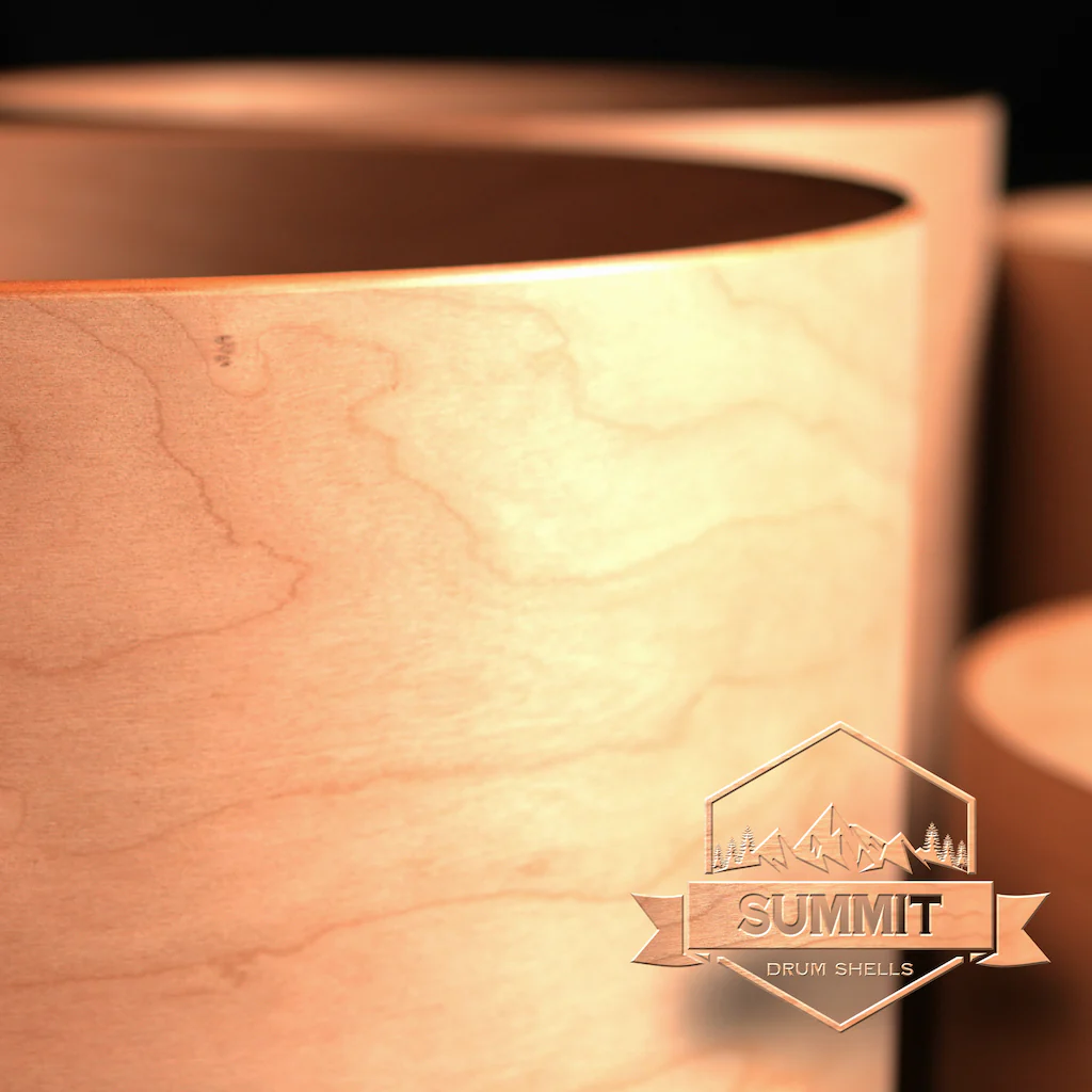 Summit Drum Shells - Cherry Sizes 8 - 22'' - Image 16