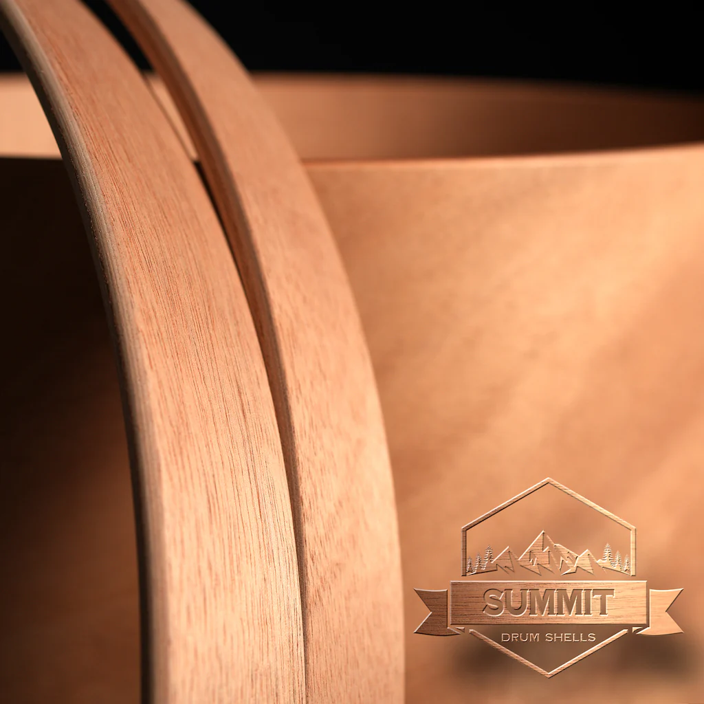 Summit Drum Shells - Mahogany Sizes 8 - 22'' - Image 6