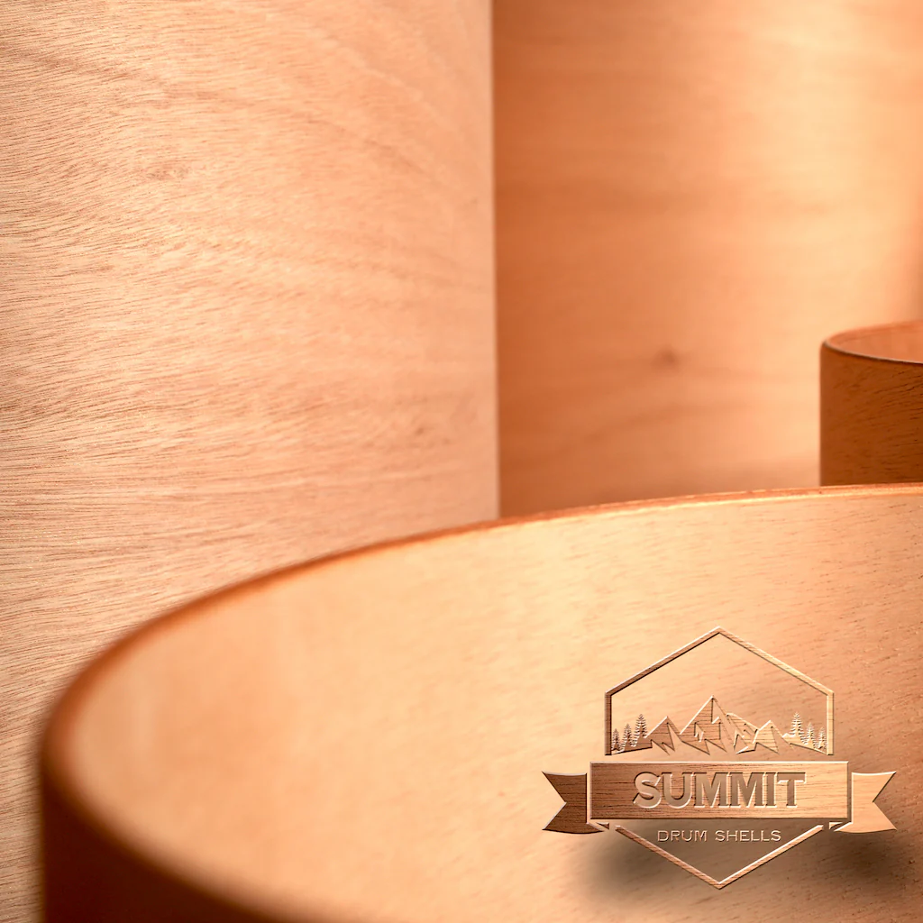 Summit Drum Shells - Mahogany Sizes 8 - 22'' - Image 9