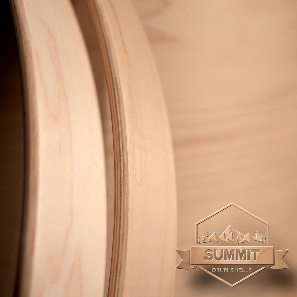 Summit Drum Shells - Maple Sizes 8 - 22'' - Image 5