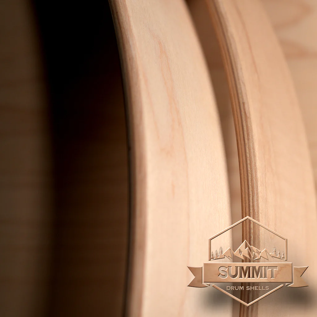 Summit Drum Shells - Maple Sizes 8 - 22'' - Image 6