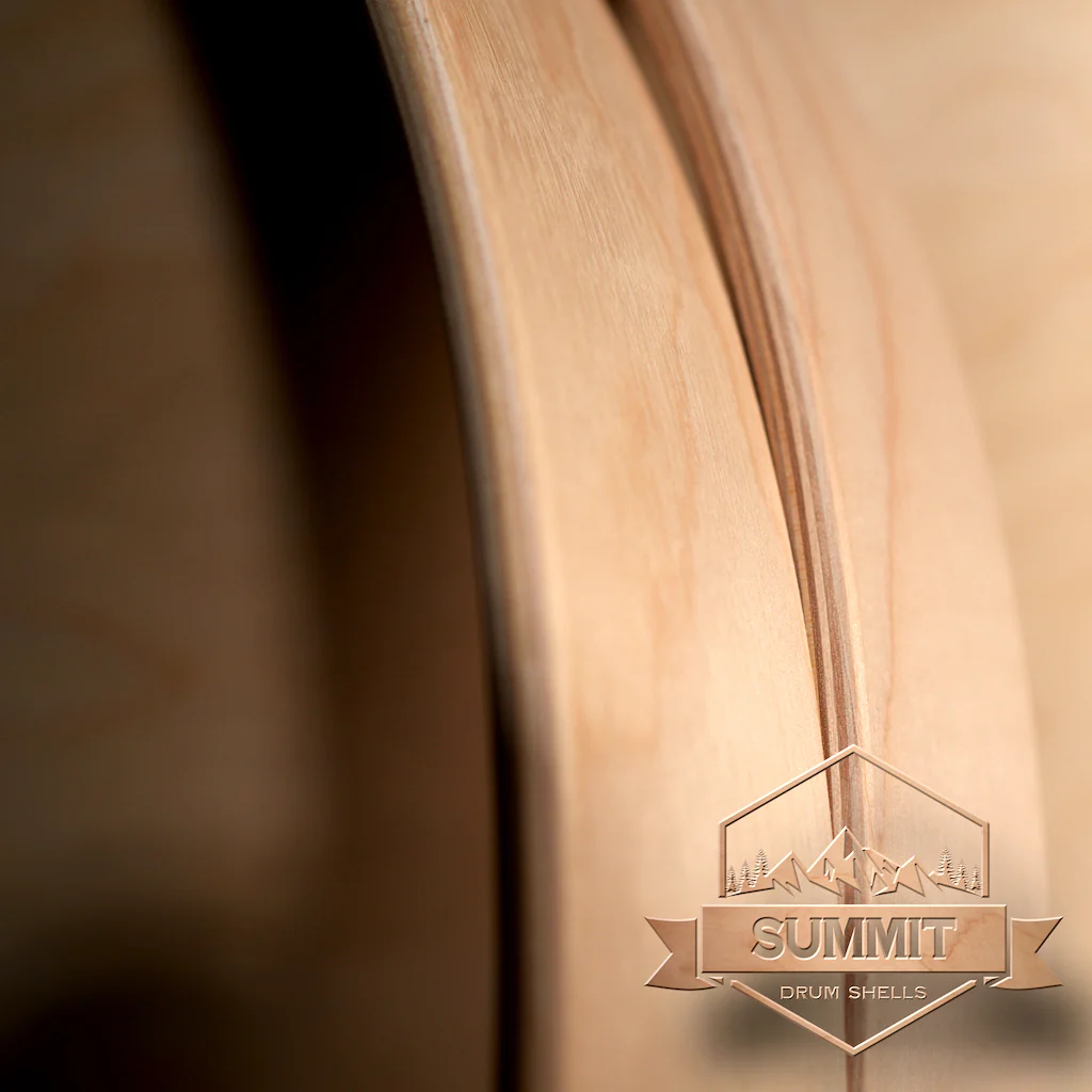 Summit Drum Shells - Maple Sizes 8 - 22'' - Image 8