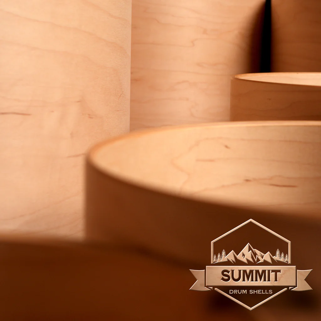 Summit Drum Shells - Maple Sizes 8 - 22'' - Image 9