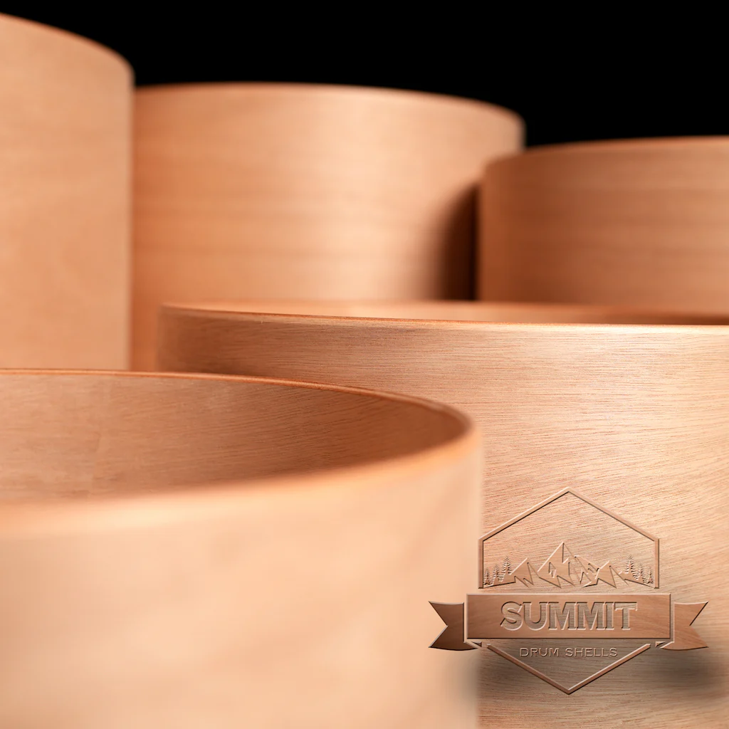 Summit Drum Shells - Okoume Sizes 8 - 22'' - Image 12