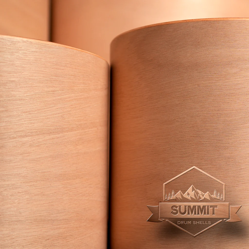 Summit Drum Shells - Okoume Sizes 8 - 22'' - Image 13