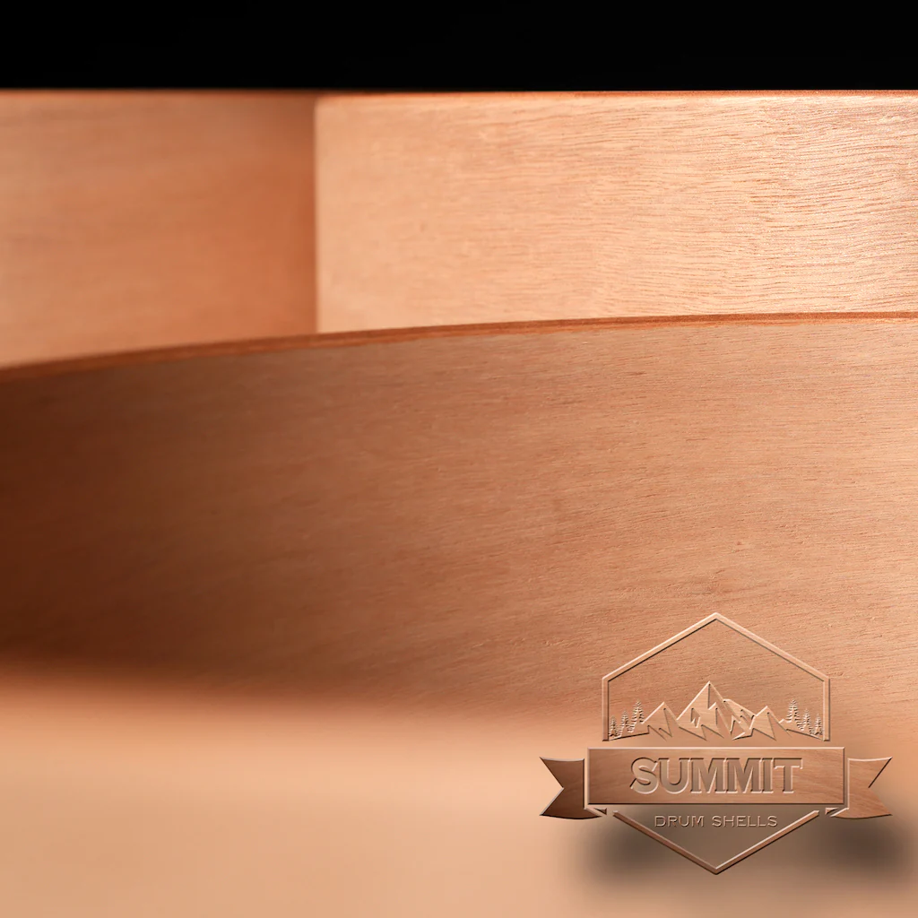 Summit Drum Shells - Okoume Sizes 8 - 22'' - Image 18