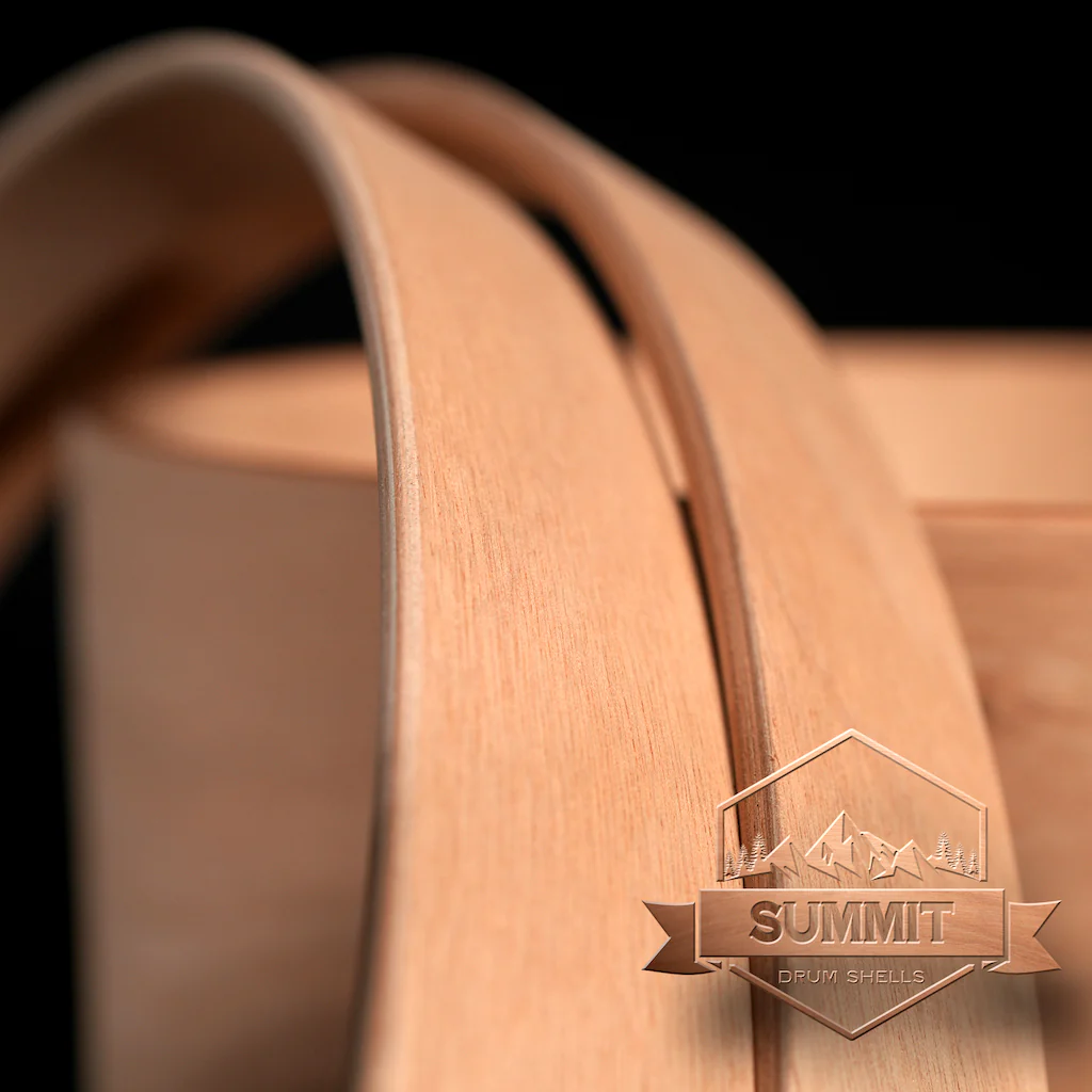 Summit Drum Shells - Okoume Sizes 8 - 22'' - Image 8